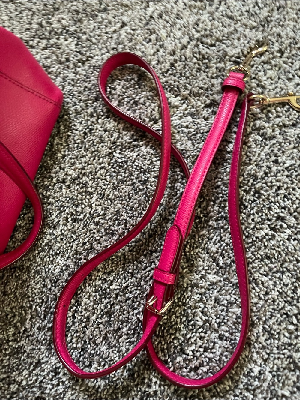 Coach Christie Mini Carryall Hot Pink Coach Crossbody Satchel - Picture 2 of 16